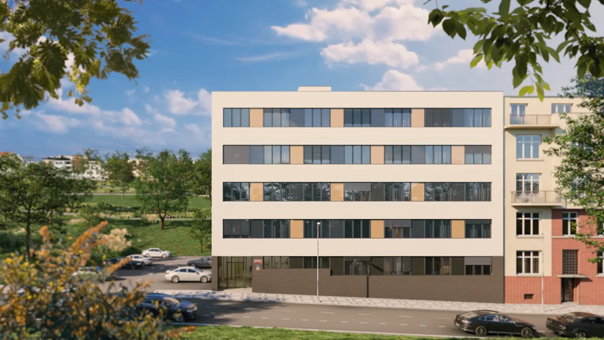 Rezidence Kandertova – реконструйований житловий будинок біля парку Pod Korábem, Прага 8