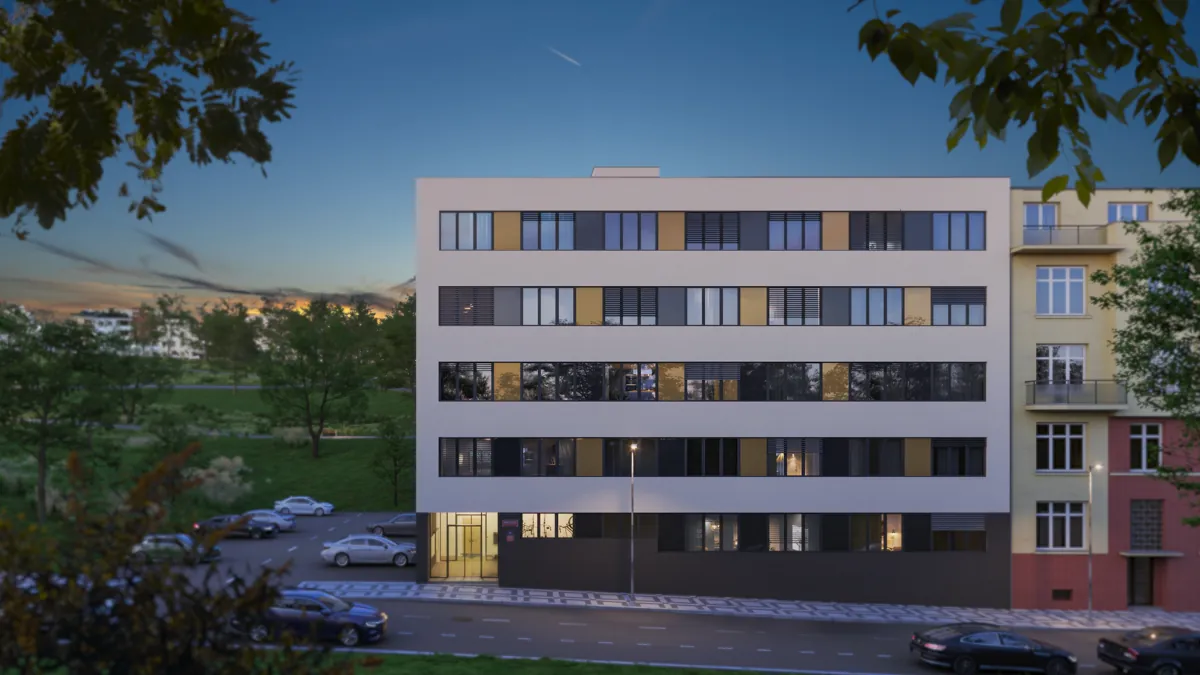 Rezidence Kandertova – реконструйований житловий будинок біля парку Pod Korábem, Прага 8